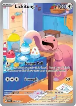 NM-Mint Lickitung - 180/162 - Illustration Rare Pokemon Temporal Forces - Image 1