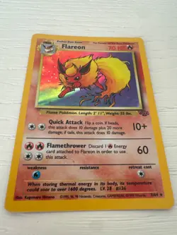 Pokemon TCG Flareon Jungle 3/64 Holo Unlimited Holo Rare - Image 2