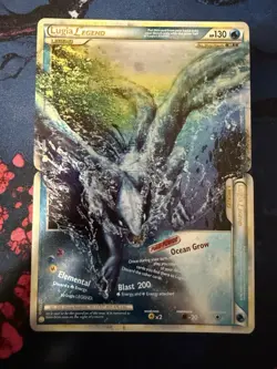 Pokemon HGSS Lugia LEGEND Top & Bottom 113/123 & 114/123 NM - Image 1