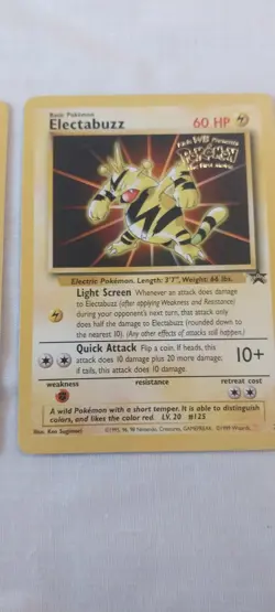 Lot of 3 Pokemon WOTC Black Star Promos Dragonite #5, Pikachu #4, Electabuzz #2 - Image 2