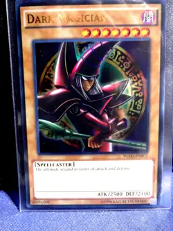 Yugioh 1996 Arcana Red Dark Magician YGLD-ENB02 ULTRA RARE HOLOFOIL - NM - - Image 1