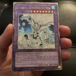 Yugioh Elemental HERO Absolute Zero RA03-EN231 Quarter Century Secret QCSR NM - Image 1