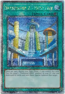 Yugioh! Skyscraper 2 - Hero City - RA03-EN175 - Quarter Century Secret Rare - 1s - Image 1