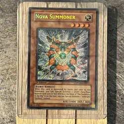 Yugioh 1x Nova Summoner STON-EN065 Secret Rare 1st Edition Near Mint - Image 1