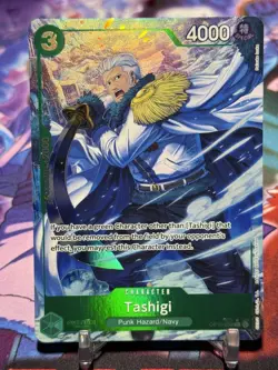 TASHIGI - One Piece TCG OP10-032 - AA SR Alt Art Super Rare - Royal Blood - Image 1