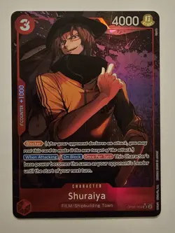 One Piece CCG! Shuraiya OP06-009 SR Alt Art - Eng. - Wings Of The Captain - Image 1