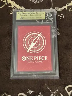 One Piece TCG ENGLISH Monkey D. Luffy ST01-001 Serial Promo #89/700 BGS QUAD 9.5 - Image 2