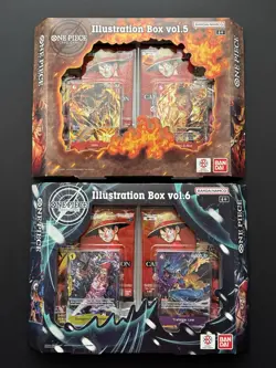 ONE PIECE Illustration Box Vol 5 & Vol 6 Lot - New SEALED PRB-02 OP-13 Lot 6 - Image 1