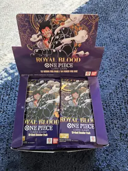 24 OP-10 Royal Blood packs One Piece TCG Likely Dead Packs with opened booster - Image 1
