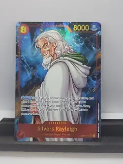 SEC RARE Silvers Rayleigh OP08-118 Parallel ALT ART / One Piece / Two Legends NM - Image 1