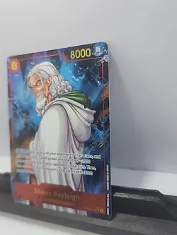 SEC RARE Silvers Rayleigh OP08-118 Parallel ALT ART / One Piece / Two Legends NM - Image 3