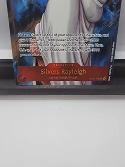 SEC RARE Silvers Rayleigh OP08-118 Parallel ALT ART / One Piece / Two Legends NM - Image 5