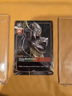 Master Yi - Wuju Blademaster Riftbound Metal Card Prize Wall Item 1 Of 35 Copies - Image 1