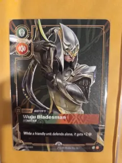 Master Yi - Wuju Blademaster Riftbound Metal Card Prize Wall Item 1 Of 35 Copies - Image 2