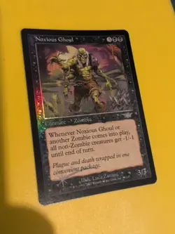 Noxious Ghoul. Zombie. Magic the Gathering Card. Legions. Old Vintage FOIL - Image 2