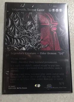 Valgavoth, Terror Eater (407) - Textured-Foil Duskmourn Nm - Image 1