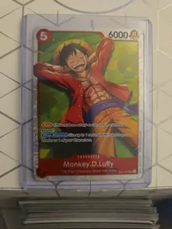 Monkey.D.Luffy English (RED) ST21-014 card One Piece CCG - Image 1