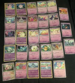 Pokemon TCG Cutest Psychic Type 25+ Card Lot Clefairy Mimikyu Dedenne Jigglypuff - Image 1