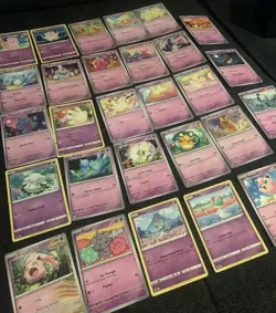 Pokemon TCG Cutest Psychic Type 25+ Card Lot Clefairy Mimikyu Dedenne Jigglypuff - Image 2