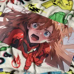 Asuka Evangelion Rubber Playmat Play Mat For Tcg Trading Card Game Anime - Image 1