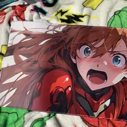 Asuka Evangelion Rubber Playmat Play Mat For Tcg Trading Card Game Anime - Image 2