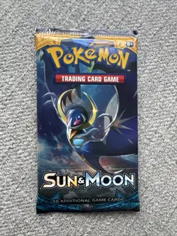 Pokemon Sun And Moon Base Set Booster Pack 10 Cards Pack NEW SEALED Official TCG - Image 1