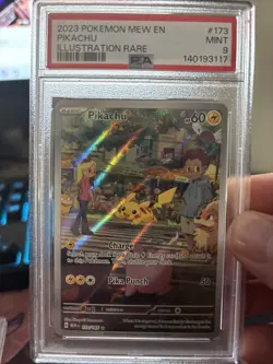 2023 Pokemon SV 151 Mew en Pikachu TCG Card #173/165 - Image 1