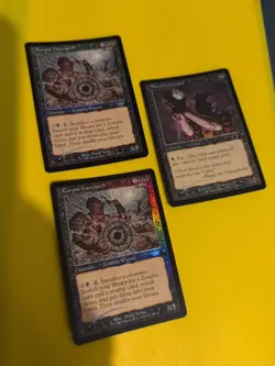 Corpse Harvester x2 & Blood Celebrant MTG 3 Card. Legions. Old Vintage FOIL - Image 1