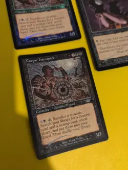 Corpse Harvester x2 & Blood Celebrant MTG 3 Card. Legions. Old Vintage FOIL - Image 2