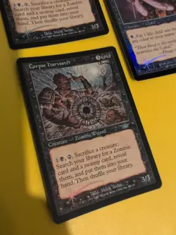 Corpse Harvester x2 & Blood Celebrant MTG 3 Card. Legions. Old Vintage FOIL - Image 3