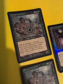 Corpse Harvester x2 & Blood Celebrant MTG 3 Card. Legions. Old Vintage FOIL - Image 5