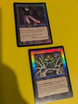 Blood Celebrant, Gempalm Polluter 2 Card. Legions. Old Vintage FOIL - Image 1