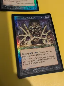 Blood Celebrant, Gempalm Polluter 2 Card. Legions. Old Vintage FOIL - Image 3