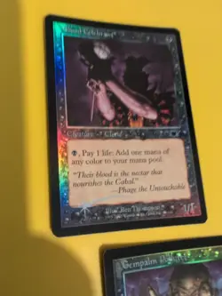 Blood Celebrant, Gempalm Polluter 2 Card. Legions. Old Vintage FOIL - Image 5