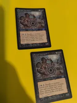 Corpse Harvester x2 Zombie Magic the Gathering 2 Card Legions. Old Vintage FOIL - Image 1