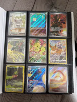 Pokemon - Played / Damaged Modern Binder - IR's Full Arts ex - 63 Cards - Folder - Image 1
