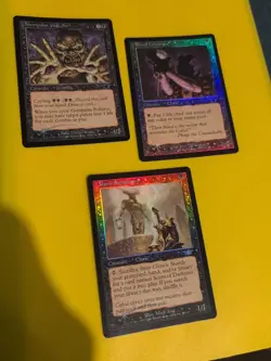 Blood Celebrant,Dark Supplicant,Gempalm Polluter. MTG 3 Card Legions. old FOIL - Image 1
