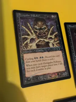 Blood Celebrant,Dark Supplicant,Gempalm Polluter. MTG 3 Card Legions. old FOIL - Image 3