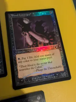 Blood Celebrant,Dark Supplicant,Gempalm Polluter. MTG 3 Card Legions. old FOIL - Image 5