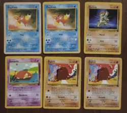 Team Rocket Pokemon Cards - 16 Un/Common + Dark Gyarados 25/82 MP to LP - Image 4
