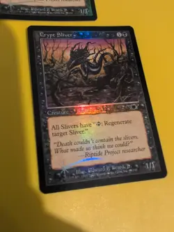 Crypt Sliver x2 Magic the Gathering Card. Legions. Old Vintage FOIL - Image 4