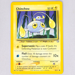 Chinchou 55/111 Neo Genesis Common Vintage Pokemon Card TCG English LP - Image 1
