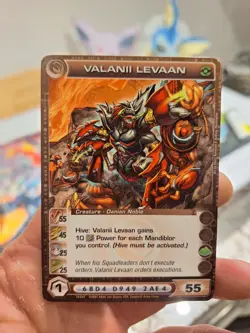 Chaotic TCG Valanii Levaan Mipedian Mandiblor Creature Card 1st Edition - Image 1