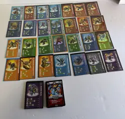 SKYLANDERS CARDS LOT OF 75 HUGE SET TRADING GAME COLLECTIBLE CARD COLLECTION - Image 1