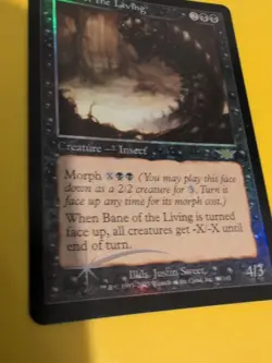 Bane of the Living. Rare Magic the Gathering Card. Legions. Old Vintage FOIL - Image 5