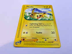 Pokemon Card - Non-Holo Pikachu 124/165 Expedition *EX* e-Card Common - Image 2