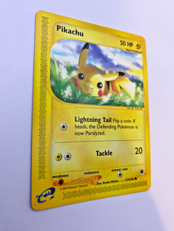 Pokemon Card - Non-Holo Pikachu 124/165 Expedition *EX* e-Card Common - Image 4