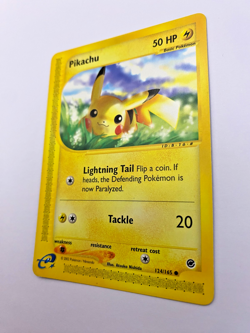 Pokemon Card - Non-Holo Pikachu 124/165 Expedition *EX* e-Card Common - Image 5