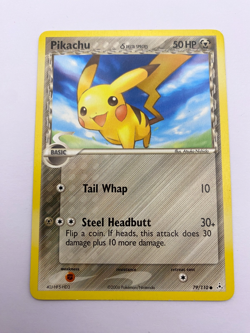 Pokemon Card - Pikachu 79/110 EX Holon Phantoms *EX* Common - Image 1