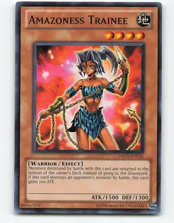 Amazoness Trainee #DREV-EN031 Yugioh Card - Image 1